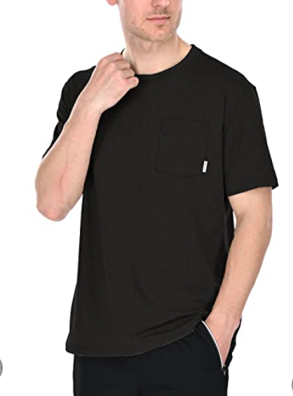 Black pocket shirt for men. XXL